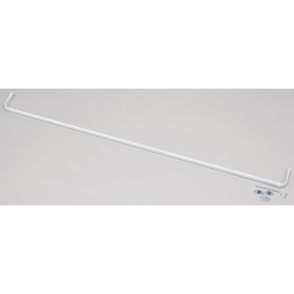 Fantasia Drapery Hardware White Single Curtain Rod 48 To 86