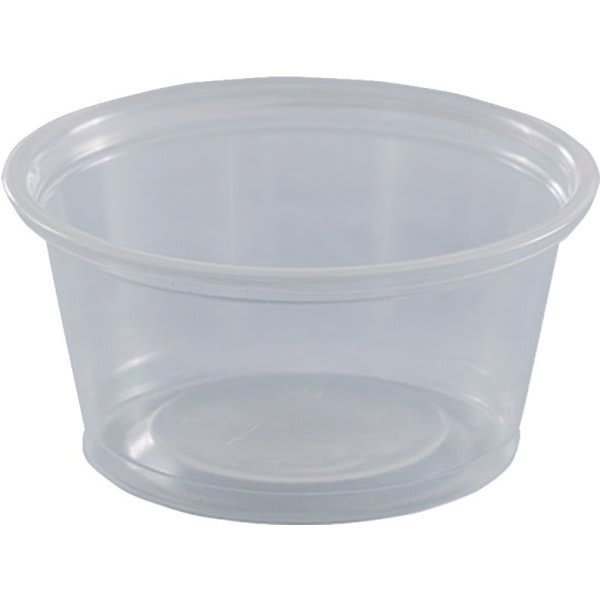 Empress Clear Lids for Plastic Portion Cups (3.25, 4 & 5.5 Oz