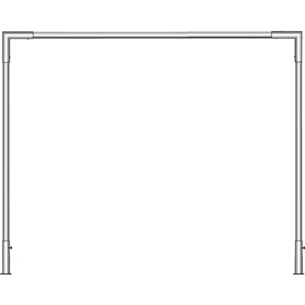 In Ground Banner Frame Set For 5 W Banners Hd Supply