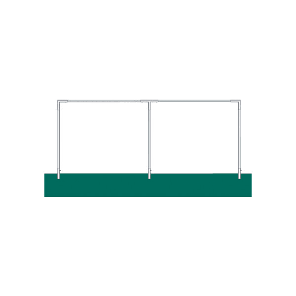 In Ground Banner Frame For 8 W Banners Hd Supply