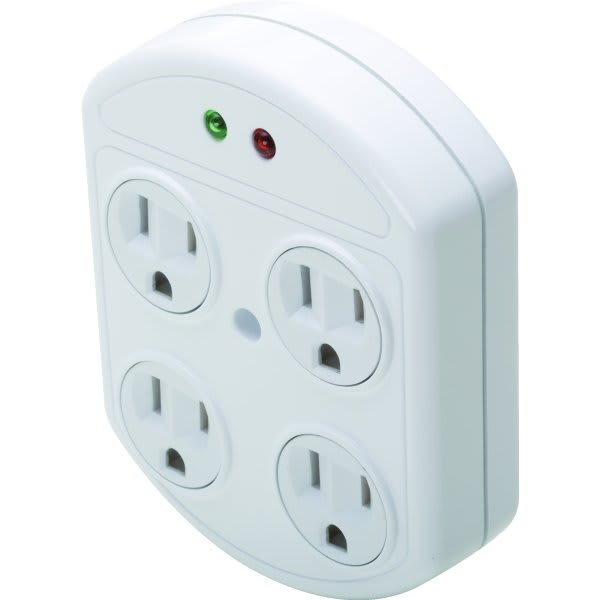 360 D 4 Outlet PlugIn Surge Protector HD Supply