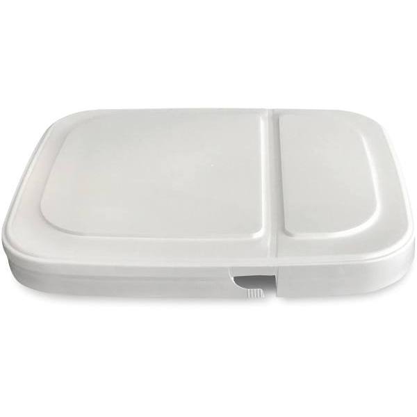 Diversey 1 Gal. White Reusable Dry Wipes Charging Bucket Lid HD Supply