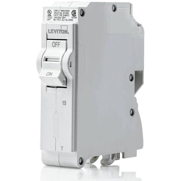 Leviton 15 amp 120 V Standard 1-Pole Thermal Magnetic Branch ...