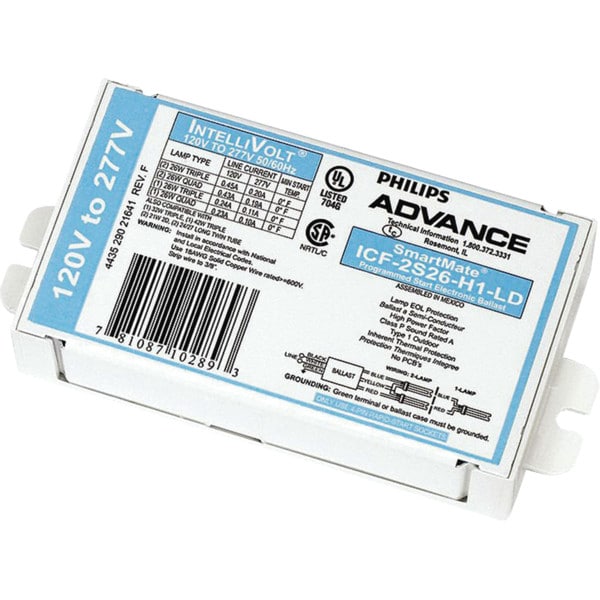 Compact Fluorescent Ballast Philips Advance 2 Bulb Electronic 13W 120