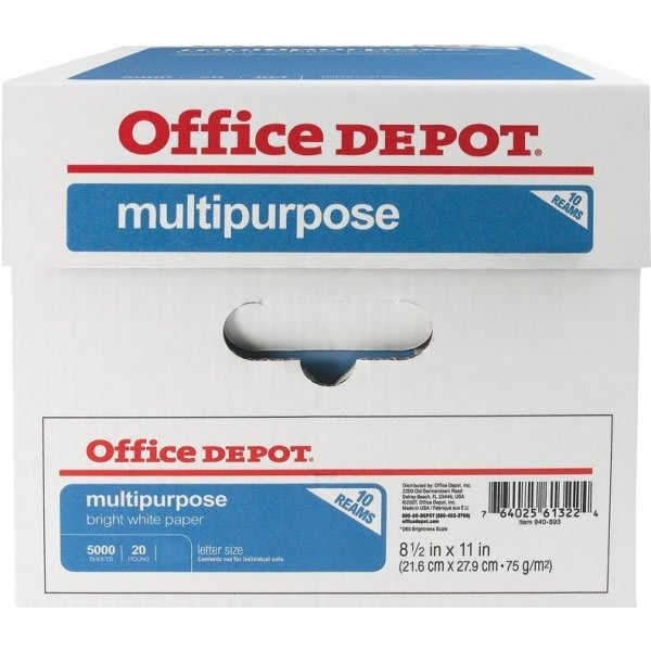 Office Depot Brand Premium Photo Paper Gloss Letter Size 8 12 x 11 9 Mil  Pack Of 50 Sheets - Office Depot