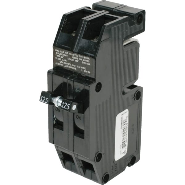 Zinsco 125 Amp Double Pole Thin Breaker SWD Rated HD Supply