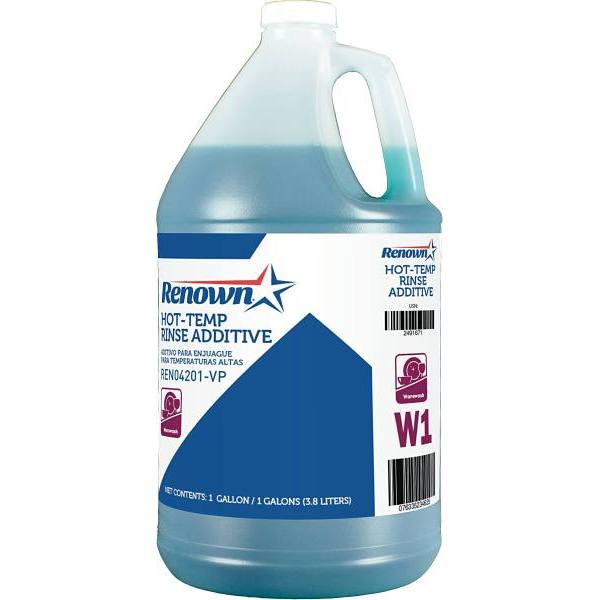 Renown 1 Gal. HotTemp HeavyDuty Liquid Additive Rinse Dishwasher HD