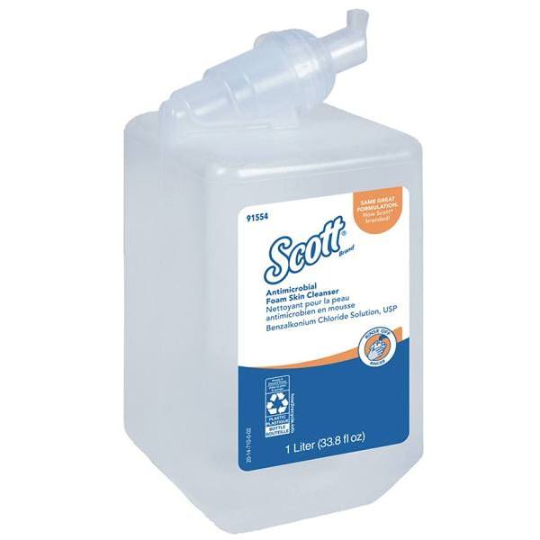 Scott® Unscented Antibacterial 1l Foam Hand Soap Case Of 6 HD Supply