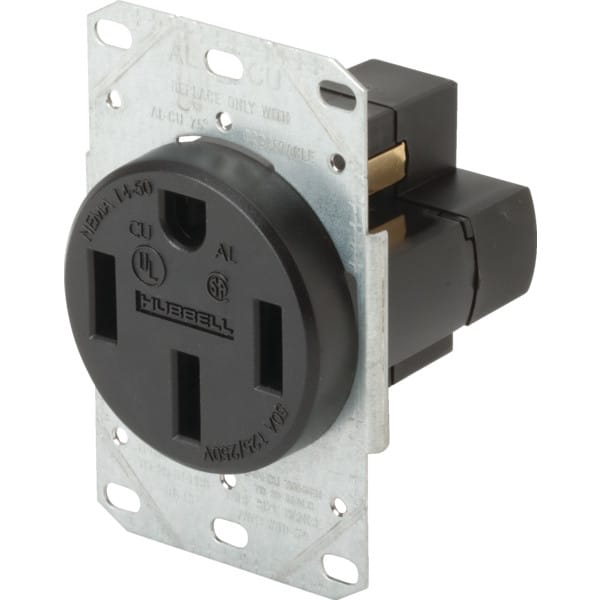 50 Amp Flush Mount Receptacle HD Supply