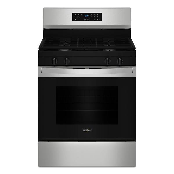 Whirlpool® 30 In. 5.0 Cu. Ft. 4 Burner Grate Gas Freestanding Range