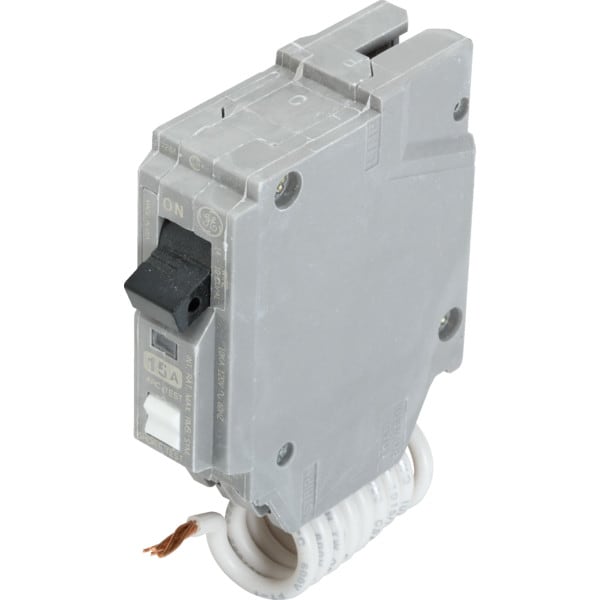 GE 15 Amp Single Pole ArcFault Circuit Interrupter Required by NEC