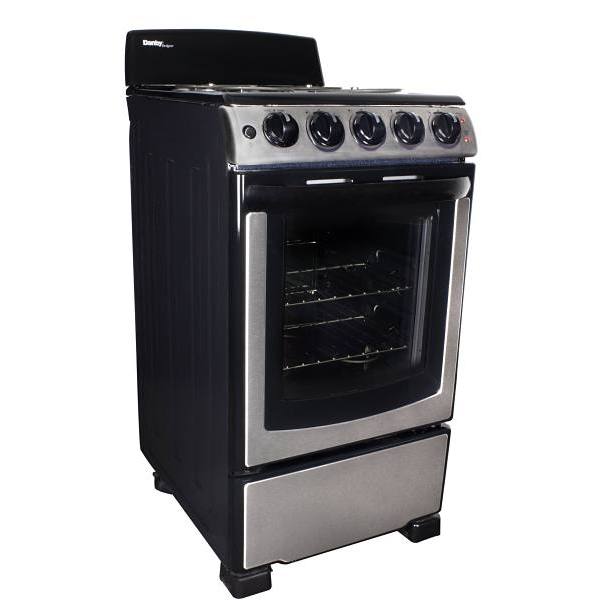 Danby 20 Electric Range in Stainless Steel 2.3 Cu. ft. Oven Capacity