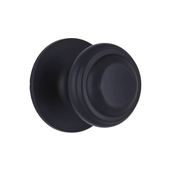 Madrid Matte Black Hall and Closet Door Knob Madrid Matte Black Hall and Closet Door Knob