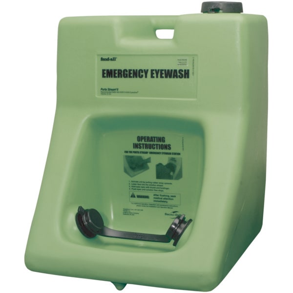 Fendall Porta Stream II Eye Wash Station with Eyesaline ...