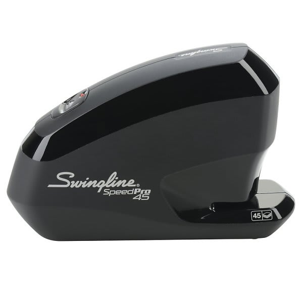 Swingline Speed Pro 45 Sheet Capacity Electric Desktop Stapler Black Heavy Duty