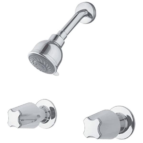 Pfister Handle Tub Shower Faucet With Metal Verve Knob Handles In