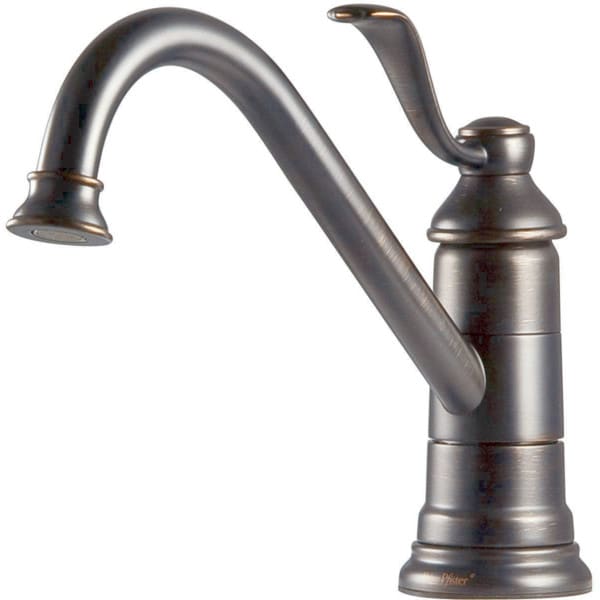 Pfister Portland 1-Handle Kitchen Faucet in Tuscan Bronze ...
