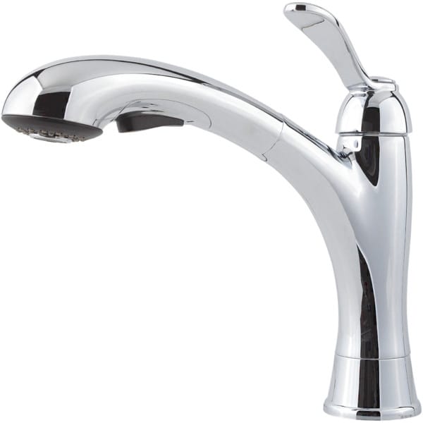 Pfister Clairmont 1 Handle Pull Out Kitchen Faucet In Polished