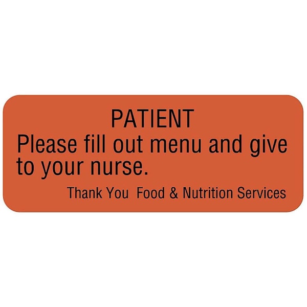 Rrd Communication To Patient Labels 2 1/4 quot X 7/8 quot HD Supply