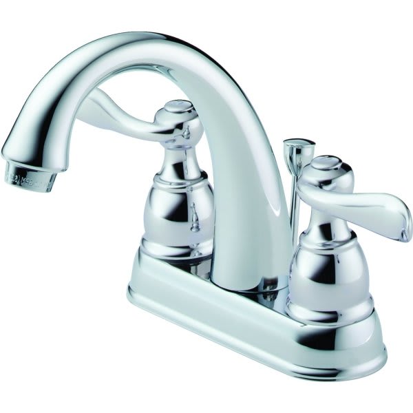 Delta Windemere Lavatory Faucet Chrome Two Handle With Pop Up Hd