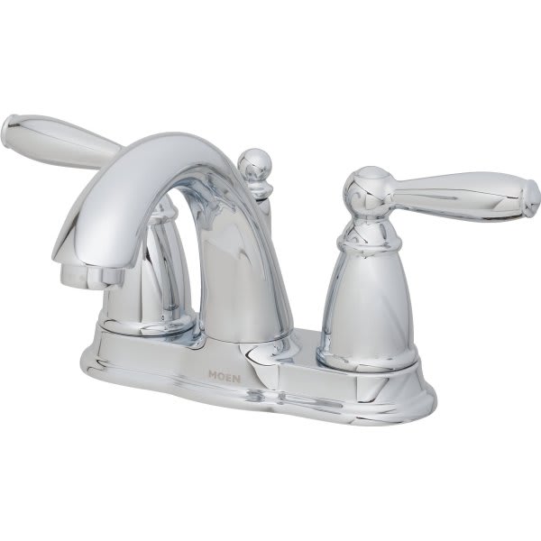 Moen Brantford Lavatory Faucet Chrome Two Handle With Pop Up Hd