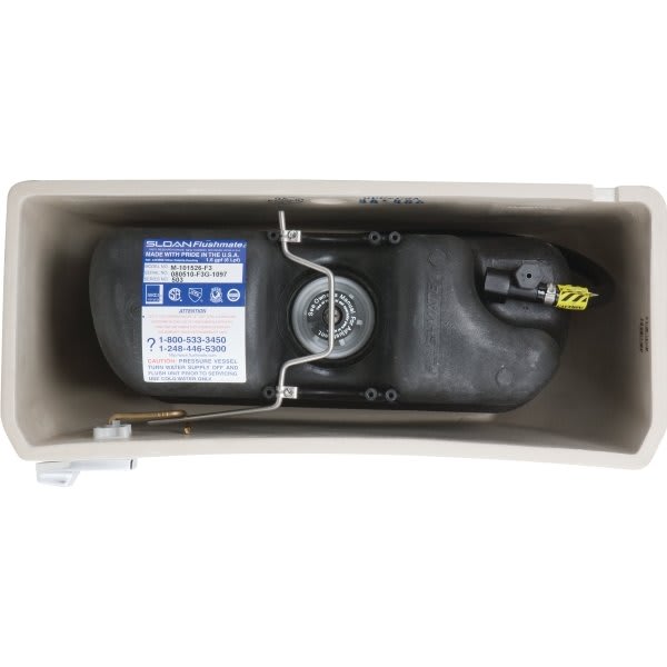 Gerber® Ultra Flush® 1.6 GPF Pressure Assist Toilet Tank With 12" Rough