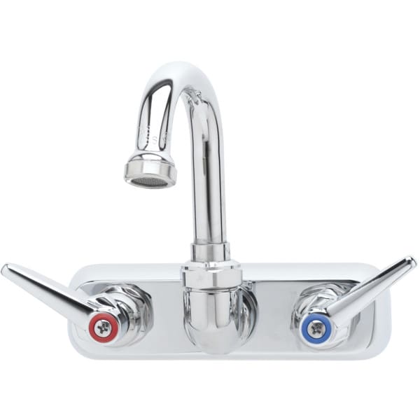T S Workboard Mixing Faucet 2 2 Gpm 4 Center Polished