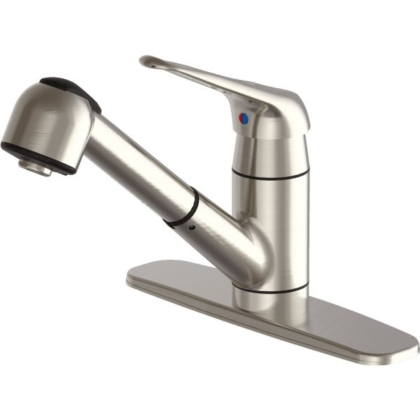 Aspen Bradshire Pull Out Kitchen Faucet W 1 Handle 1 8 Gpm In