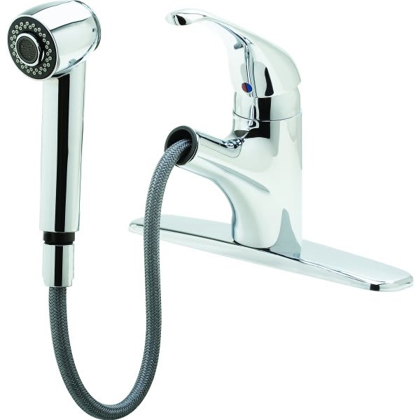 American Standard Reliant Kitchen Faucet Chrome Single Handle Pull-Out, 2.2 GPM | HD Supply