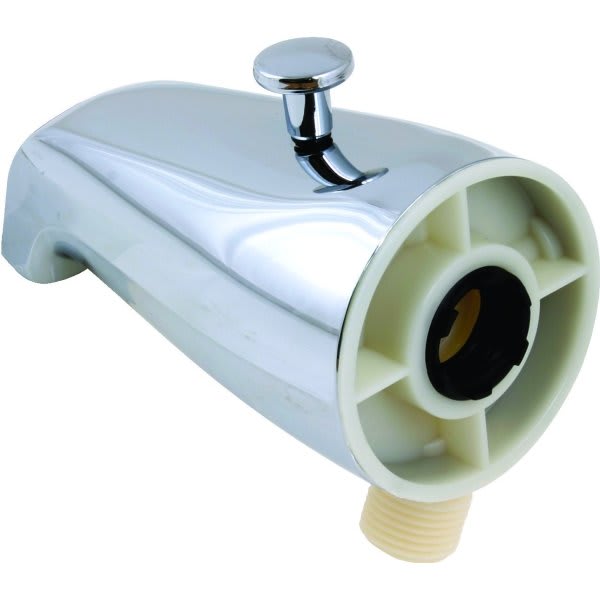 Aspen Chrome Diverter Tub Spout For 1/2 or 3/4 Pipe Thread HD Supply