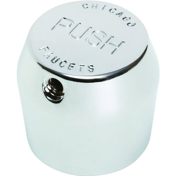 Chicago Faucet Mvp Push Button Handle Chrome Hd Supply
