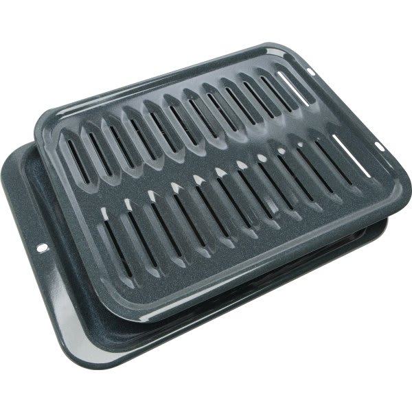  GE Appliances Broiler Pan with Rack for Oven, Non