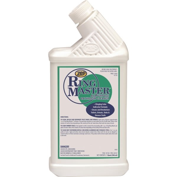 ZEP® 32 Oz Ring Master Angled Neck AllPurpose Acid Bathroom Cleaner (12Case) HD Supply
