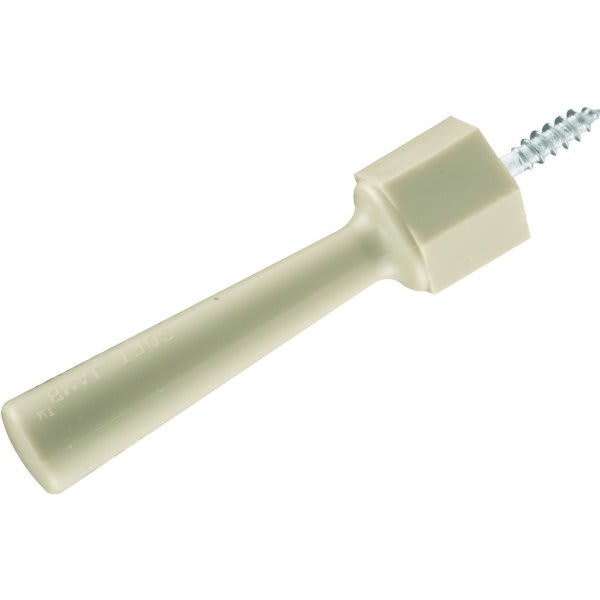 Primeline Vinyl Ivory Childproof Flexible Door Stop Pack Of 5