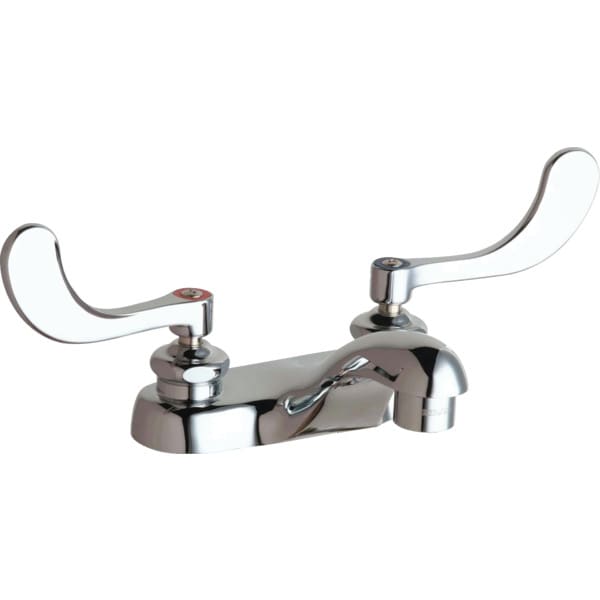 Chicago Faucets Wrist Blade Lavatory Faucet Chrome Two Handle HD Supply