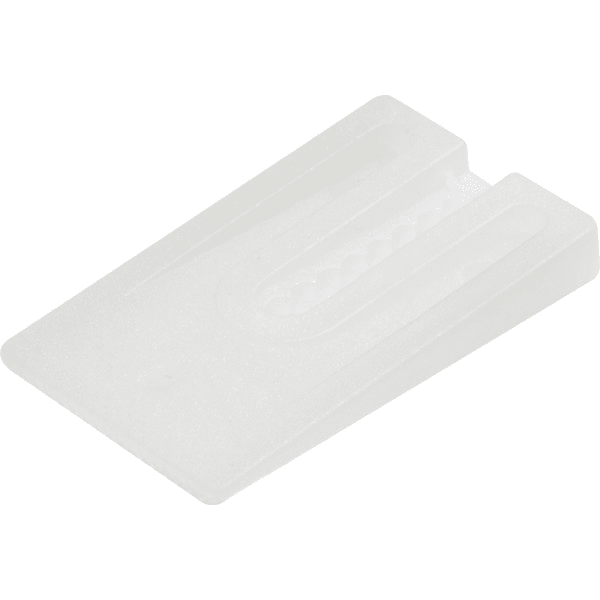 White Plastic Toilet Wedge 11/4" x 2" Package Of 8 HD Supply