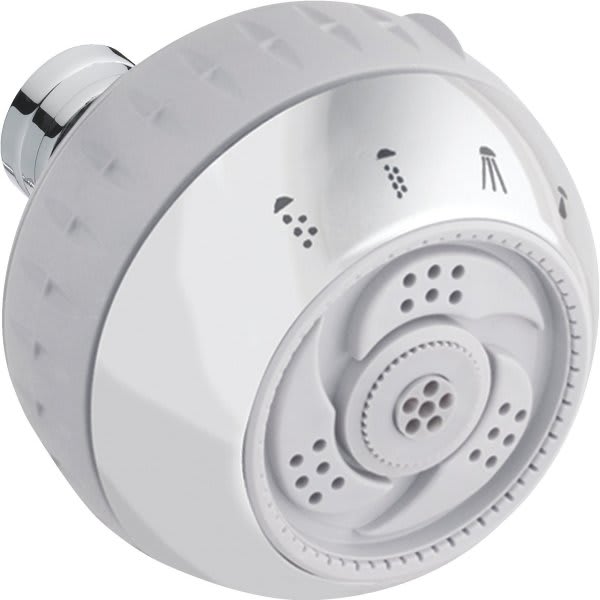 Waterpik® Showerhead W/Massage, Metal AntiTheft Pivot Ball, 1.8GPM