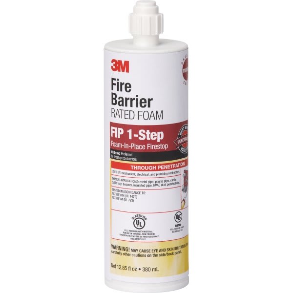 3m 12 85 Oz Fire Barrier Rated Foam Fip 1 Step Expands At Controlled Pace Hd Supply