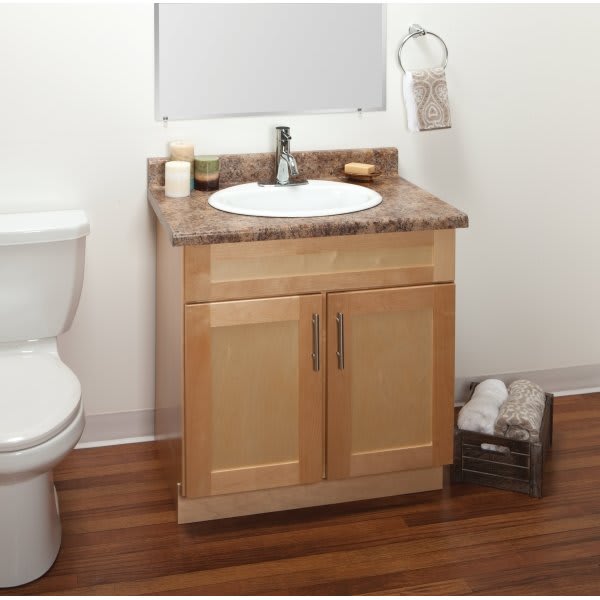 22 1 2 D X 6l Butterum Matte Vanity Laminate Countertop Hd Supply