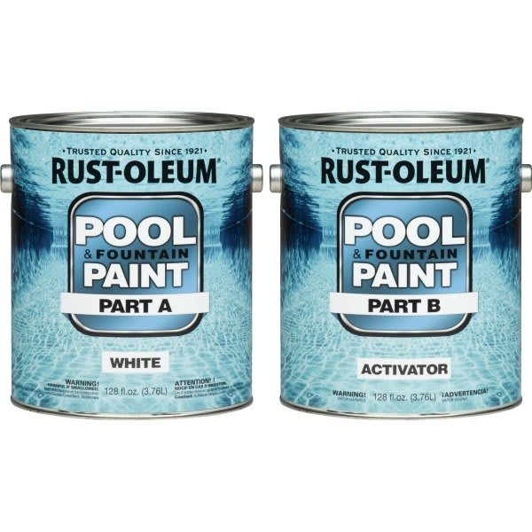 Rust Oleum 2 Gal High Performance Epoxy Pool And Fountain Paint