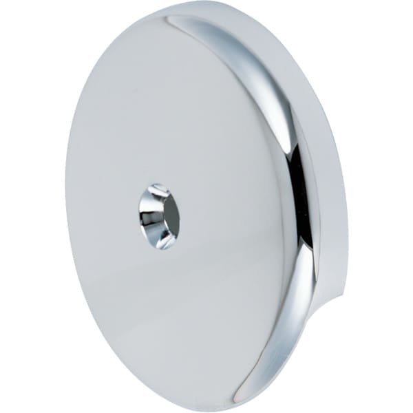 Bathtub Overflow Plate 1 Hole Chrome Finish HD Supply