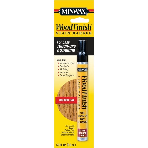 1 3 Oz Minwax Wood Finishes Stain Marker Golden Oak Hd Supply
