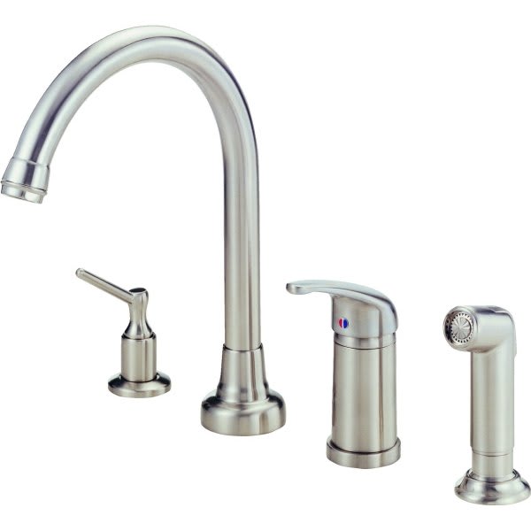 Danze Melrose Kitchen Faucet Single Handle With Spray Soap