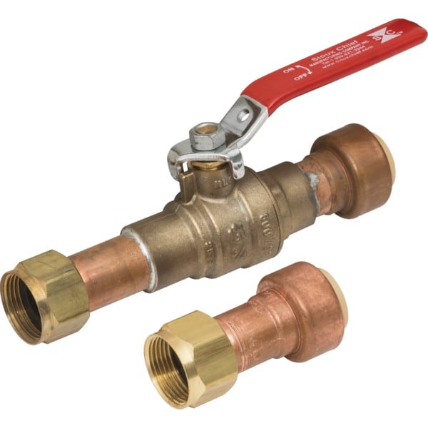 Electric Water Heater Connector Push Fit PDQ Kit 3/4" Connection With