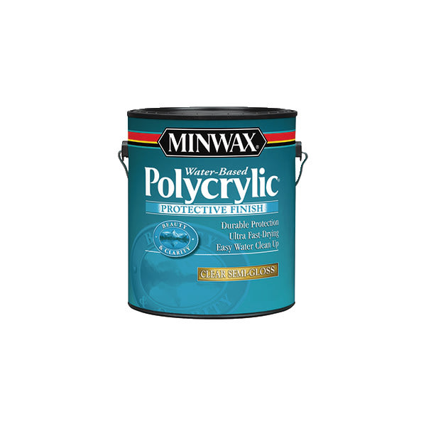 Minwax 14444 1G Semi Gloss Polycrylic HD Supply