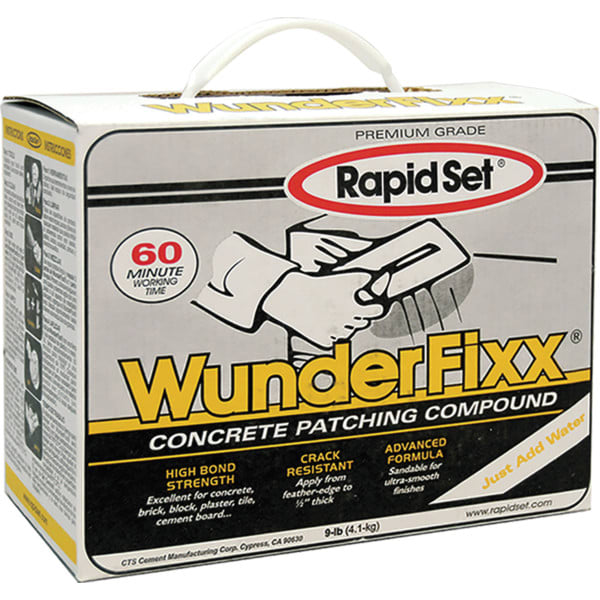 Rapid Set 72020009 9lb Wunderfi Concrete Patching Compound Hd Wunderfi Concrete Patching Compound