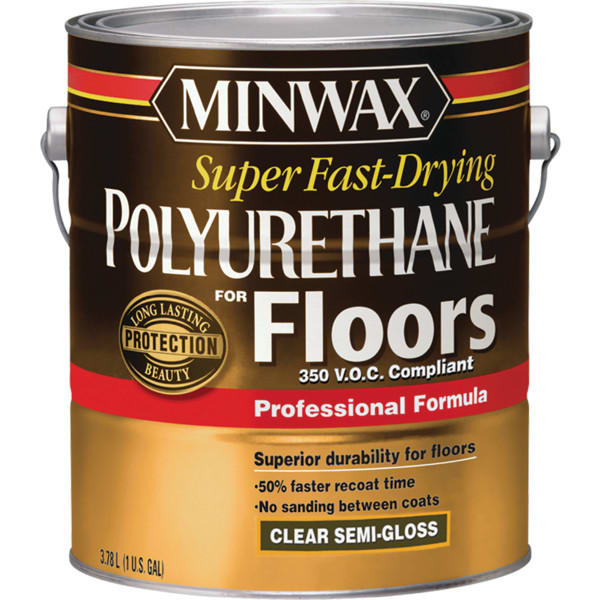 Minwax 13024 1g Semi Gloss Super Fast Dry Polyurethane For Floors