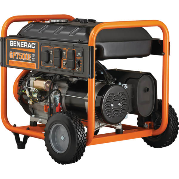 Generac Gp7500e 8 000 Watt Portable Generator Hd Supply