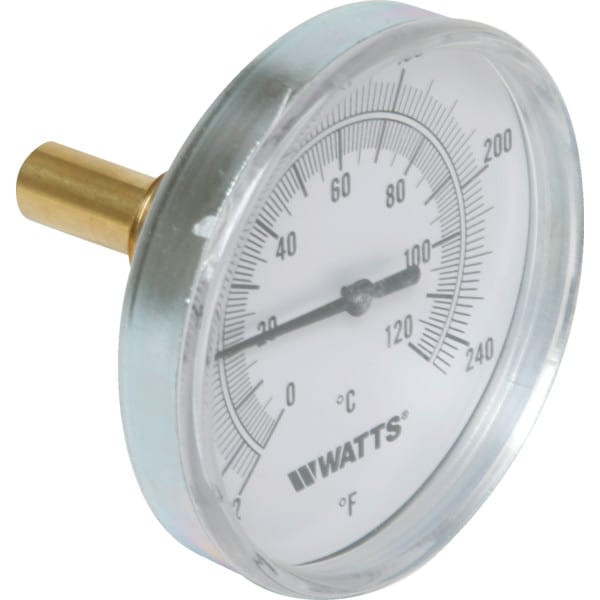 Watts 3" Dial 32248°F Temperature Gauge With Center Back Mount HD Supply