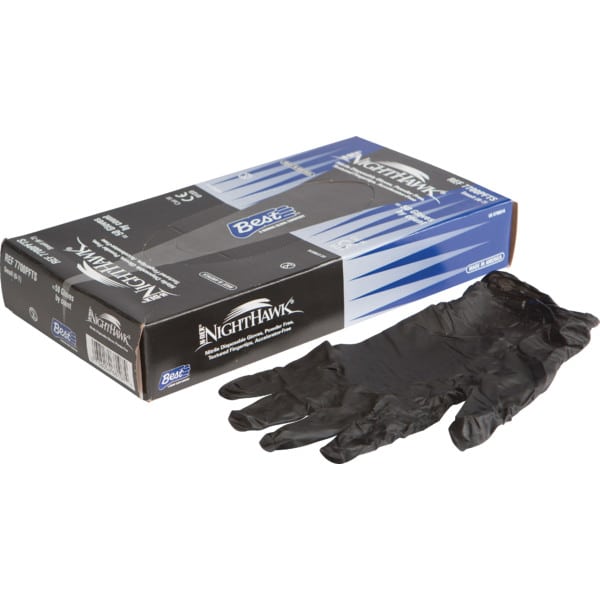 Showa® NDex NightHawk® Disposable Nitrile Gloves Small Package Of 50